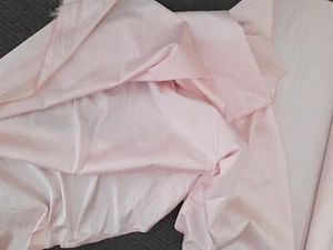 Silk Dupion Fabric - Delicate Pink Shot Two Tone - Per Metre X 112cm - Picture 1 of 2