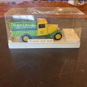 Solido BP Gas Truck Energol Hule 1930’s With  Display Case Die Cast - Picture 1 of 6