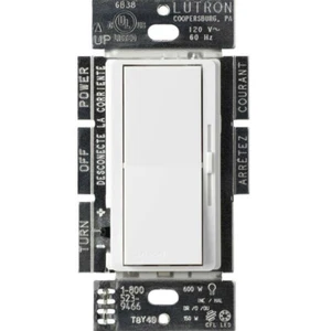 Lutron DVCL-153P-WH Diva 150-Watt Single Pole/3-Way LED/CFL Dimmer - Picture 1 of 1