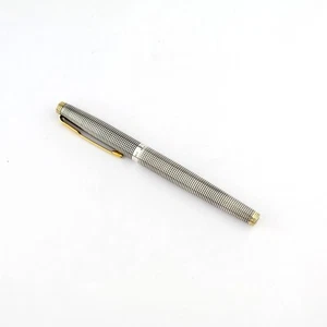Vintage Parker 75 Solid Sterling Silver Fountain Pen. Cisele, Made in USA. 1 - Picture 1 of 13