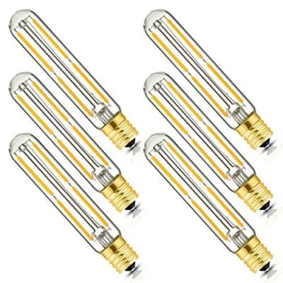 E17 T6.5 Led Tubular Filament Bulbdimmable 4w Led Tube Bulbs 500lm 2700k Warm Wh - Image 1 of 4
