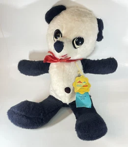 Vtg Animal Fair Ping Pong Panda Plush Minnesota Fair Prize Stuffed Animal w/ Tag - Picture 1 of 9