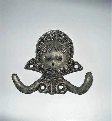 De colección 1968 American Tack & Hardware Silver Angel Girl Abrigo Armario Gancho #123 Foto 1 de 4