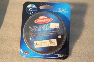 1 PACK BERKLEY VANISH CLEAR EASY CASTING ANGELSCHNUR FLUOROCARBON 14LB 250 YDS - Bild 1 von 1
