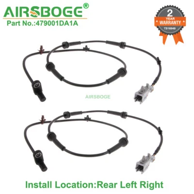 Sensor de velocidad de rueda ABS trasero izquierdo derecho para Nissan Rogue X-Trail 08-13 ALS1753 Foto 1 de 4