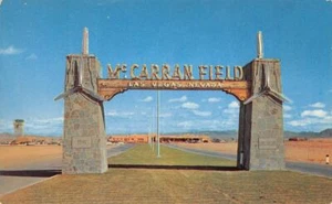 McCarran Field Municipal Airport, Las Vegas, Nevada c1950s Vintage Postcard - Picture 1 of 2