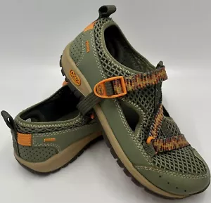 Chaco Odyssey Todo Terreno Secado Rápido Deporte Niños Sandalias Zapatos Talla 1 Verde Naranja - Imagen 1 de 24