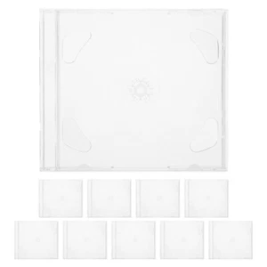 10 Pcs CD-Hülle DVD-Speicher Aufbewahrungsbehälter Für CD-Halter - Afbeelding 1 van 12