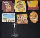 Vintage Mr Fourex Xxxx Beer Glass + Queensland / Origin Beer Coasters Boo Voodoo