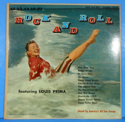 ROCK AND ROLL FEATURING LOUIS PRIMA LP 1957 MONO NICE CONDITION! VG/VG+!!B - Image 1 of 4