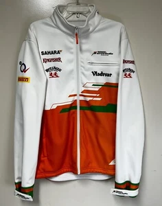 Sahara Force India 2013 Formula One Team Crew Jacket Size XXL White Orange - Picture 1 of 11