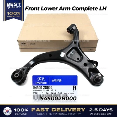 ⭐Genuino⭐ Brazo inferior delantero completo LH 545002B000 para Hyundai Santa Fe Foto 1 de 3