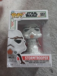 Star Wars Funko POP 557 STORMTROOPER Snowman Winter Holiday Edition 1 - Foto 1 di 7
