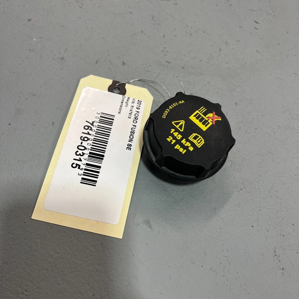 ENGINE RADIATOR COOLANT TANK BOTTLE COVER CAP OEM 2013-2020 FORD FUSION SE - Image 1 of 4