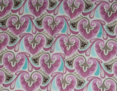 cotton quilting fabric 1 yardKat Spain for Moda Central Park pink damask - Image 1 of 2