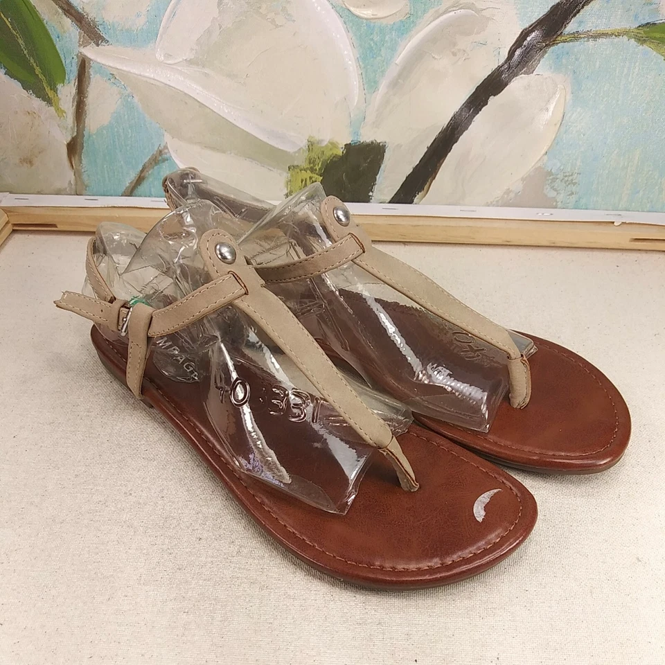 Zapatos para mujer Rampage sandalias color topo chanclas talla 8 SKU#08338 Foto 1 de 4