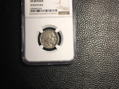 1924-S Buffalo Nickel NGC Vf Details Scratches Ready for A Set. - Image 1 of 4