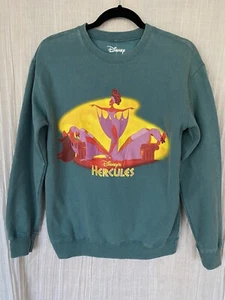 Disney Hercules Women's XS Sweatshirt Pullover Colonial Blue New - Picture 1 of 5