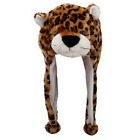 Funny Cute Plush Animal Winter Hat with Pom Pom Ends Earflap Cap For Adult Kids