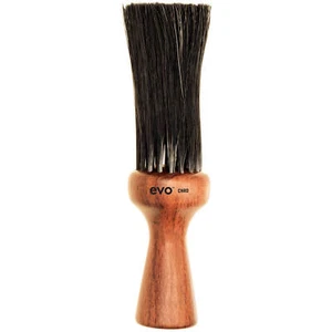 evo Chad Neck Hair Brush Hairdressing Hardwood Ergonomic Handle Nylon Bristles - Foto 1 di 2