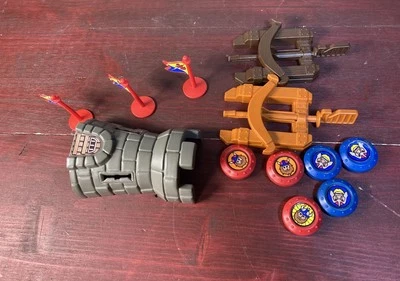 Lote de piezas de juego de mesa ballestas y catapultas vintage ballesta, torre del castillo Foto 1 de 4