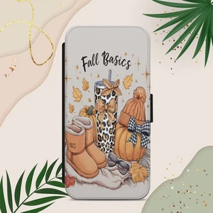 Fall Coquette Cozy Pattern Phone case for iPhone Samsung Pixel Flip wallet Cover - Picture 1 of 6
