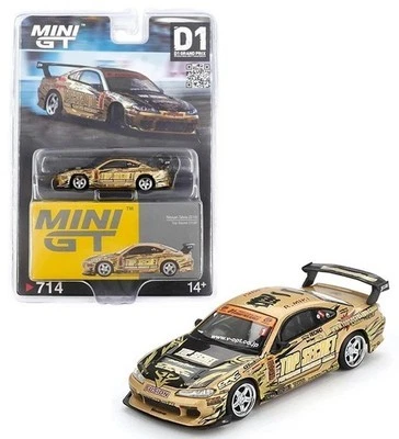 MINIGT NISSAN SILVIA (S15) TOP SECRET D1GP  - 714 SCALA 1:64 - Immagine 1 di 4