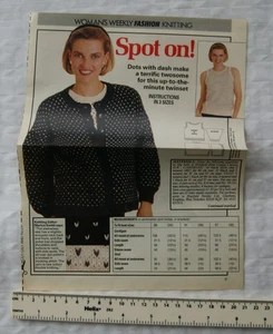Woman's Weekly pattern Spot on! twinset, DK, 86-97 cm, 34-38 inch - Picture 1 of 1