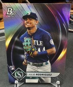 Julio Rodriguez RC 2022 Bowman Platinum Rookie #41 Seattle Mariners - Picture 1 of 2