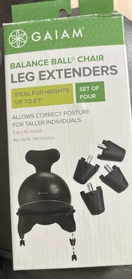 Gaiam Classic Balance Ball Silla Extensores de Piernas Compatible Silla Clásica Sin Respaldo Foto 1 de 2