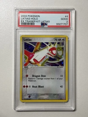 2004 Pokemon Latias Holo Ex Trainer Kit #4 Vintage Rare PSA 2 GOOD - Image 1 of 2