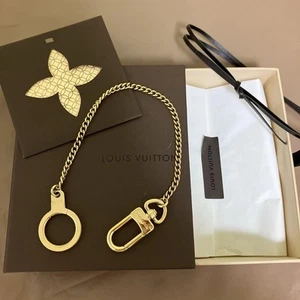 LOUIS VUITTON M58021 Chenne Anocre Keyring Keychain Bag Charm Gold - Picture 1 of 6