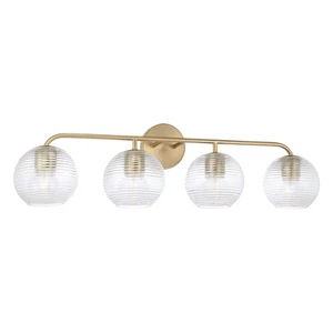 Capital Lighting 149941-544 Dolan 4 Light 34"W Vanity Light - Picture 1 of 10
