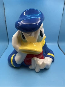 Tarro de galletas coleccionable Walt Disney Treasure Craft cerámica Pato Donald ¡con caja! - Imagen 1 de 11