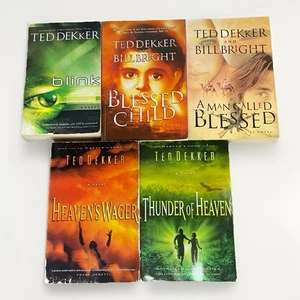 Ted Dekker 5 Trade Paperback Lot Blessed Child Heaven’s Wager Blink Thunder - Picture 1 of 18