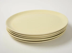 Vintage Laurel Life California Pottery Plates 6 Plates (N7L)10" Light Yellow Six - Picture 1 of 12