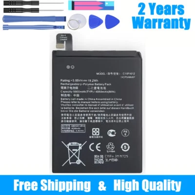 For Asus Zenfone 4 Max Battery 5000mAh ZC554KL C11P1612 X00ID X00IS - Image 1 of 4
