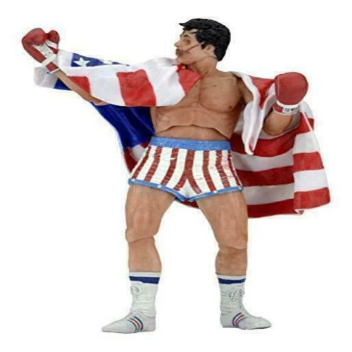 NECA Rocky US American Flag Action Figure