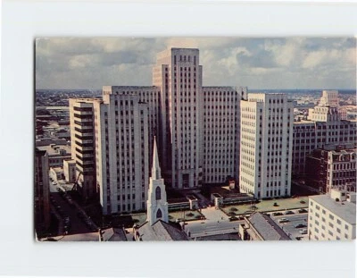 Postcard Charity Hospital Tulane Avenue Louisiana USA - Image 1 of 2