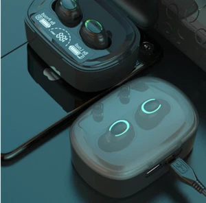 TWS Wireless Bluetooth Earbuds Sport Headphones Bass Earphones Long Battery Life - Picture 1 of 12