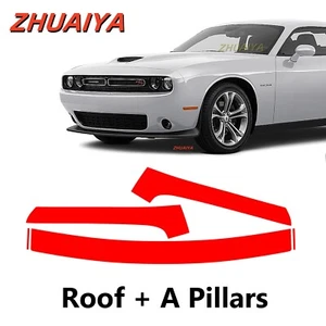 Pillars PreCut Paint Protection Film For DODGE CHALLENGER SRT HELLCAT 2015-2022 - Picture 1 of 6