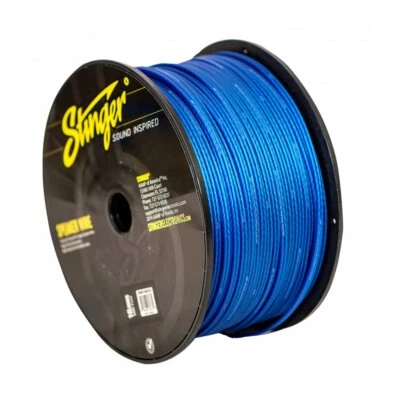 Cable de altavoz Stinger SHW516B500 16 GA 500 pies. Azul mate Foto 1 de 2