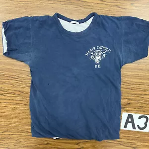 Vintage 60er 70er Jahre Marin Catholic P.E. High School Hemd Herren XS Extra Small Vintage - Bild 1 von 11