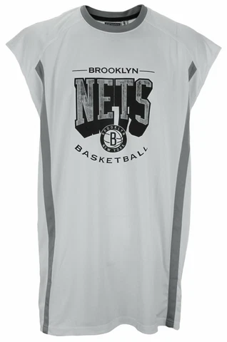 Zipway NBA Basketball Big & Tall Men's Brooklyn Nets Sleeveless Muscle Shirt Cover