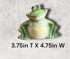 Sm Philbert Frog Unpainted Ceramic Bisque Ready To Paint - Bild 1 von 1