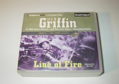 LINE OF FIRE BY WEB GRIFFIN AUDIOBOOK AB337 | eBay