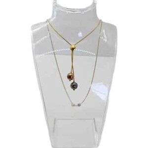 Vintage BJ Womens Necklace 18K Gold Plated Costume Jewelry Beatrix 1970s/80s - Picture 1 of 5