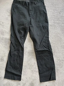 KENNETH COLE NY gray cotton flat front PANTS 34x34 - Picture 1 of 5