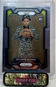 KEYONTE GEORGE RC 2023-24 PANINI PRIZM ROOKIE SP FOTO VARIANTE 127 UTAH JAZZ - Foto 1 di 3