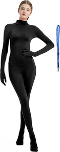 with Zipper Helper Womens Costume without Hood Spandex Zentai Unitard Body Suit - Picture 1 of 5
